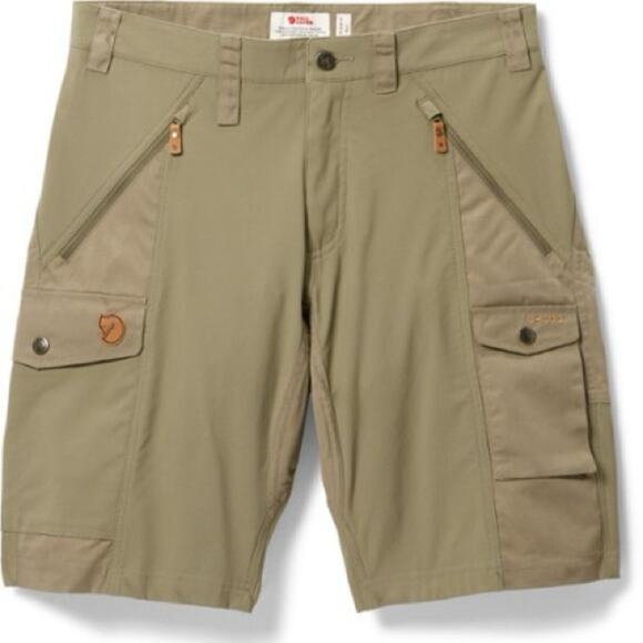 Fjallraven Shorts Fjallraven Abisko Light Olive Khaki Cargo Utility Outdoors Shorts Size 3